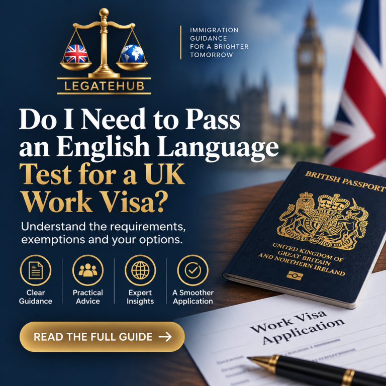 Do I Need to Pass an English Language Test for a UK Work Visa?